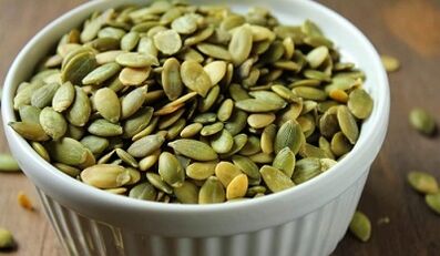 Tratamiento de la prostatitis con semillas de calabaza