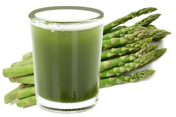 jugo de espárragos para la prostatitis