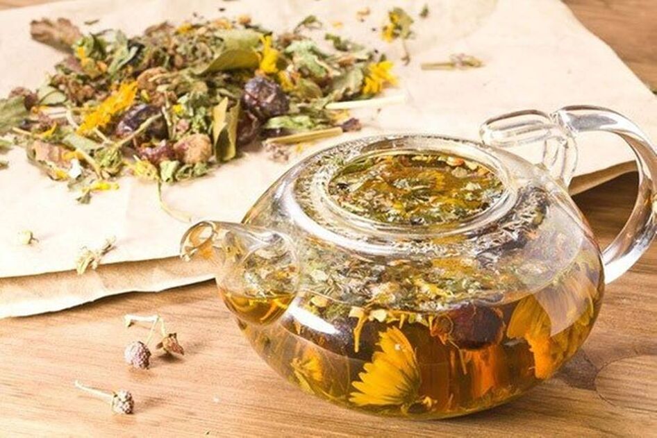 té de hierbas para la prostatitis