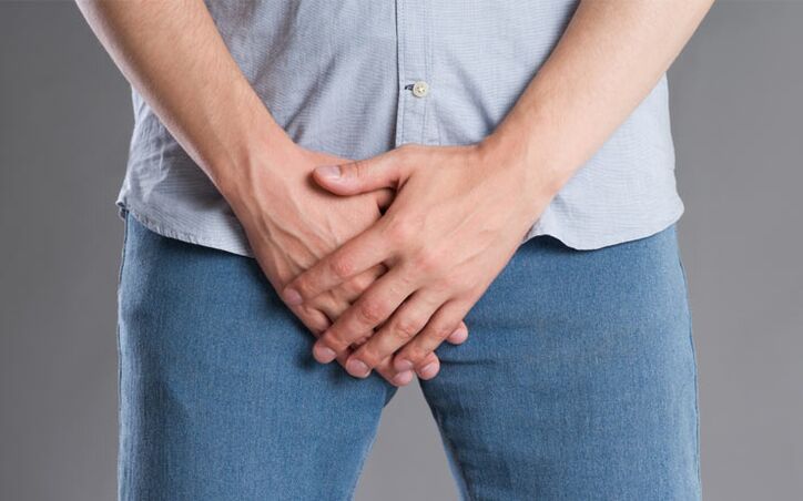 Prostatitis en un hombre